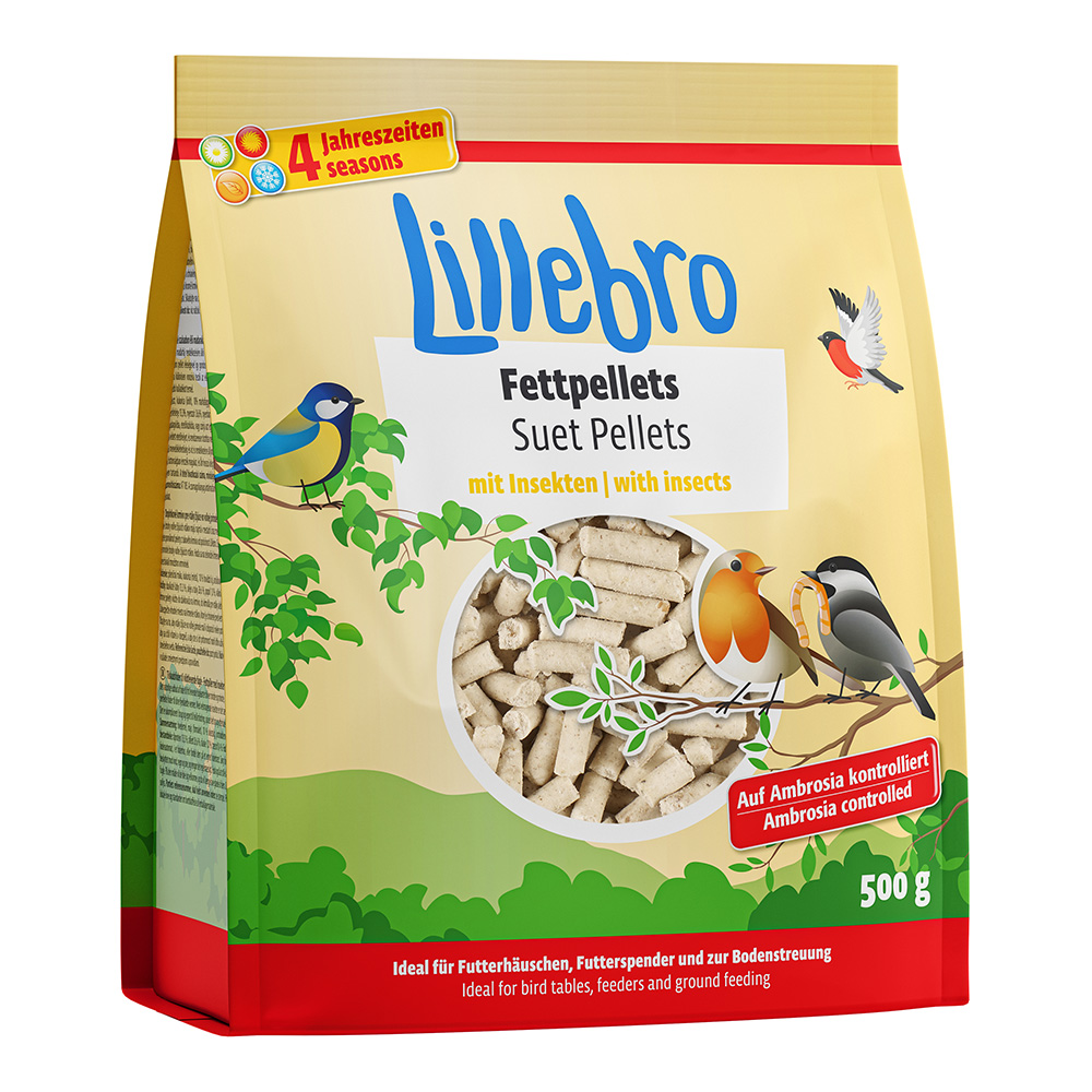 Lillebro Fettpellets mit Insekten - 500 g von Lillebro