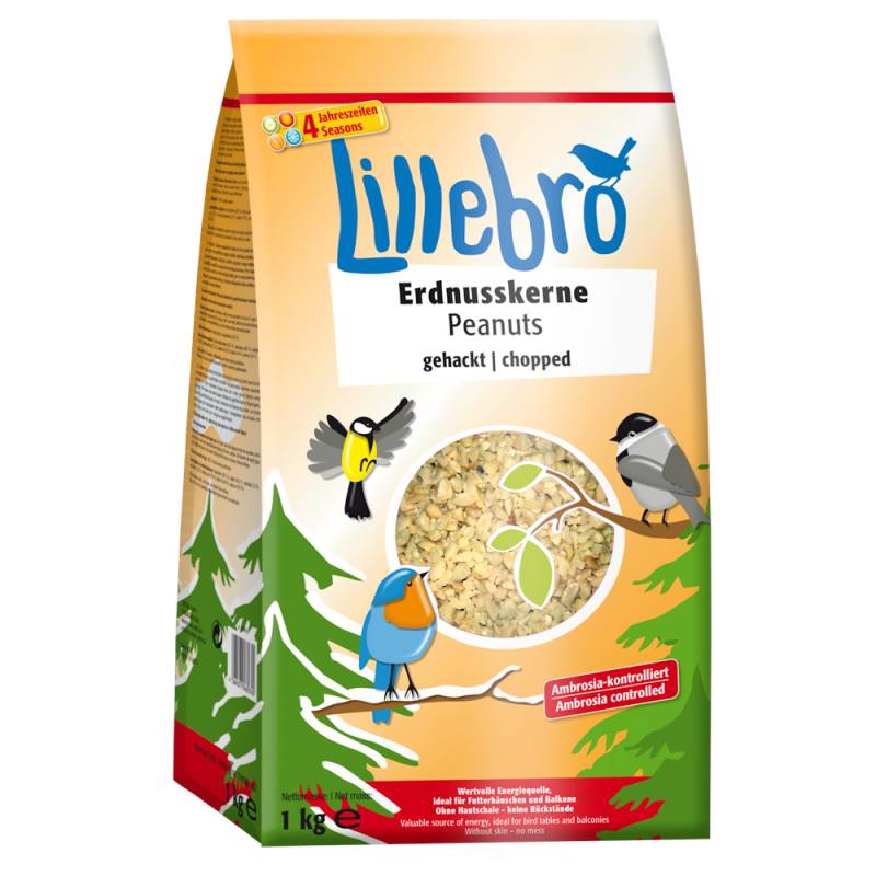 Lillebro Erdnusskerne, gehackt - 1 kg von Lillebro