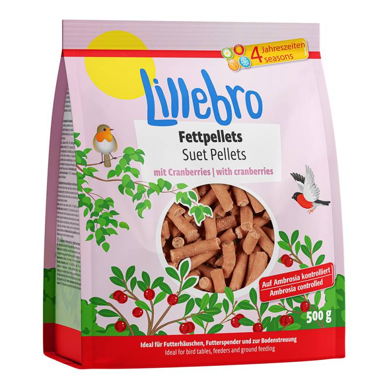 Lillebro Fettpellets mit Cranberries - 500 g von Lillebro