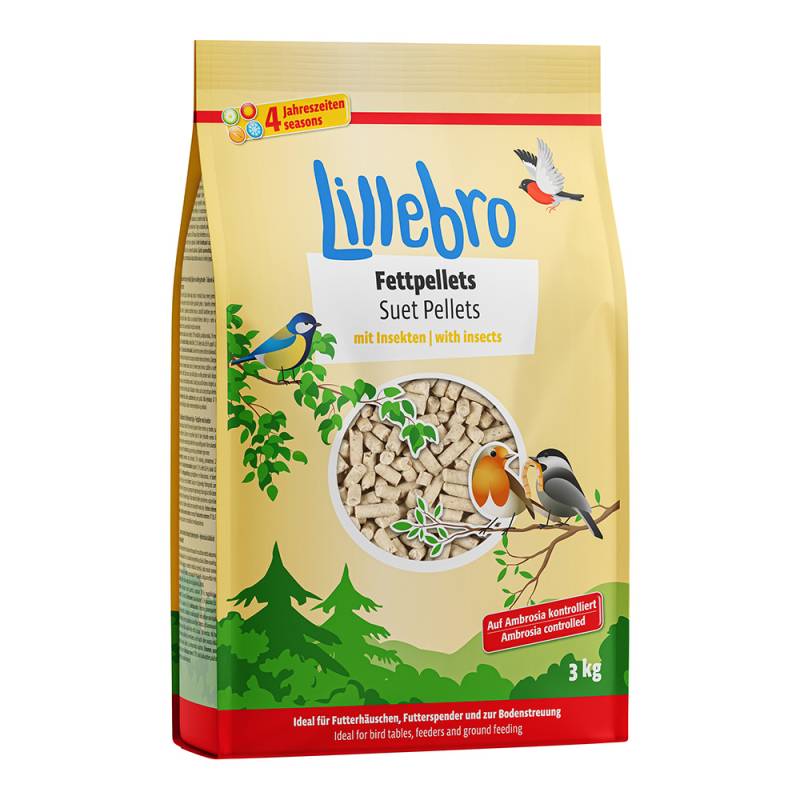 Lillebro Fettpellets mit Insekten - 3 kg von Lillebro