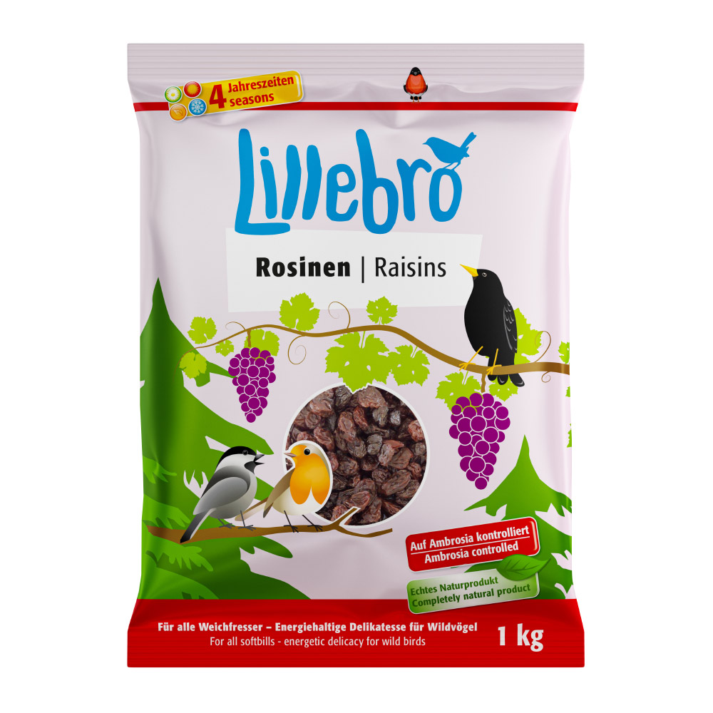Lillebro Futterrosinen - 1 kg Lillebro Futterrosinen - 1 kg von Lillebro