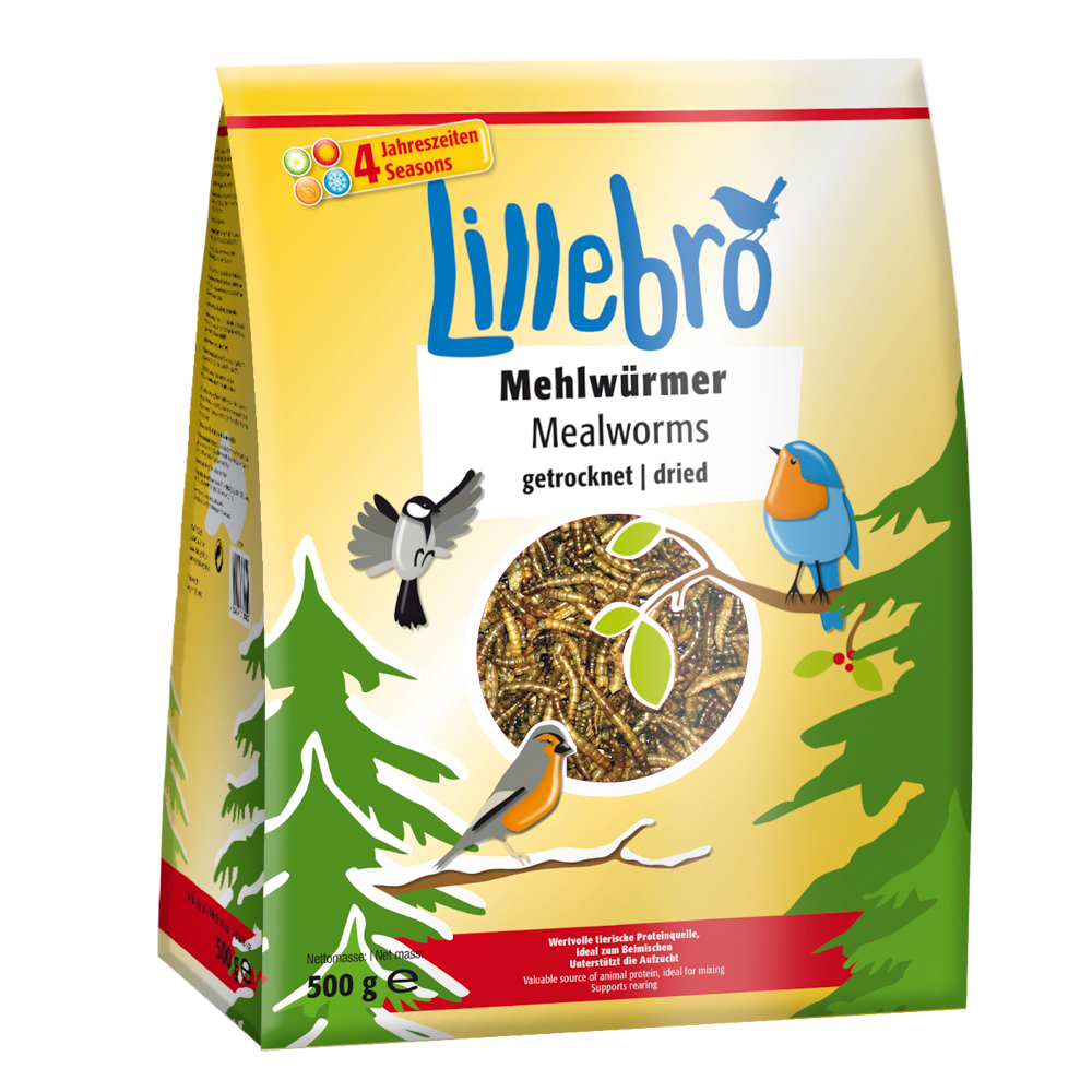Lillebro Mehlwürmer getrocknet - 2 kg von Lillebro