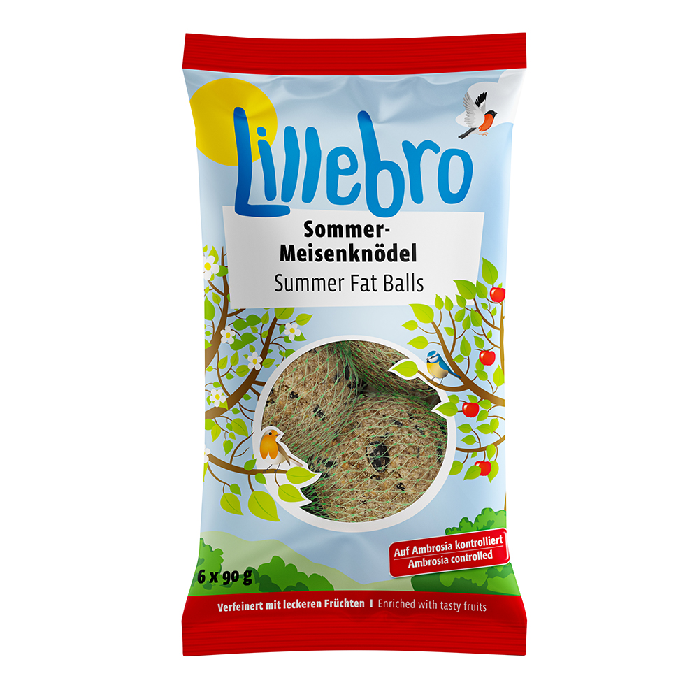 Lillebro Sommer-Meisenknödel - 6 Stück à 90 g Lillebro Sommer-Meisenknödel - 6 Stück à 90 g von Lillebro