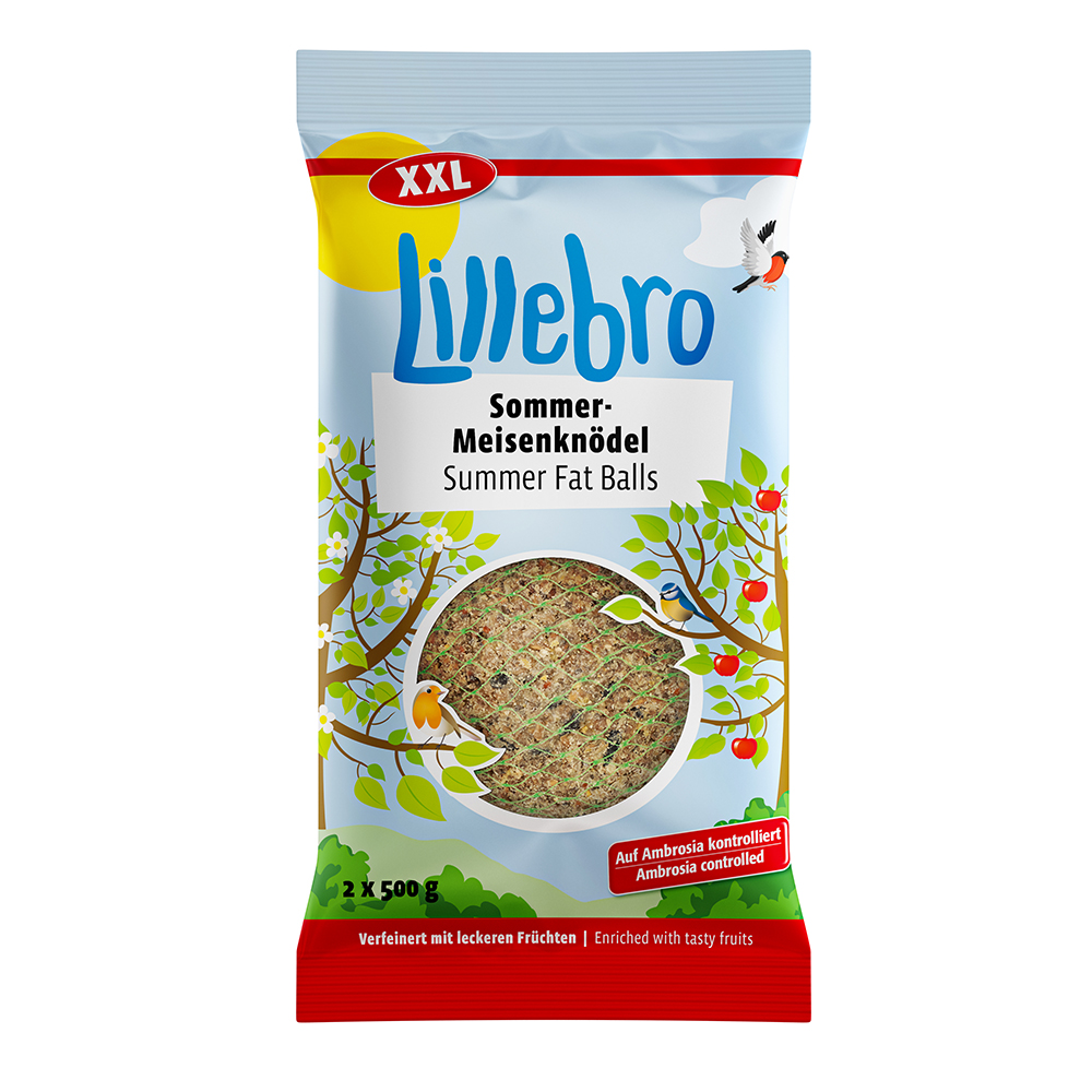 Lillebro Sommer XXL-Meisenknödel - 10 Stück à 500 g Lillebro Sommer XXL-Meisenknödel - 10 Stück à 500 g von Lillebro