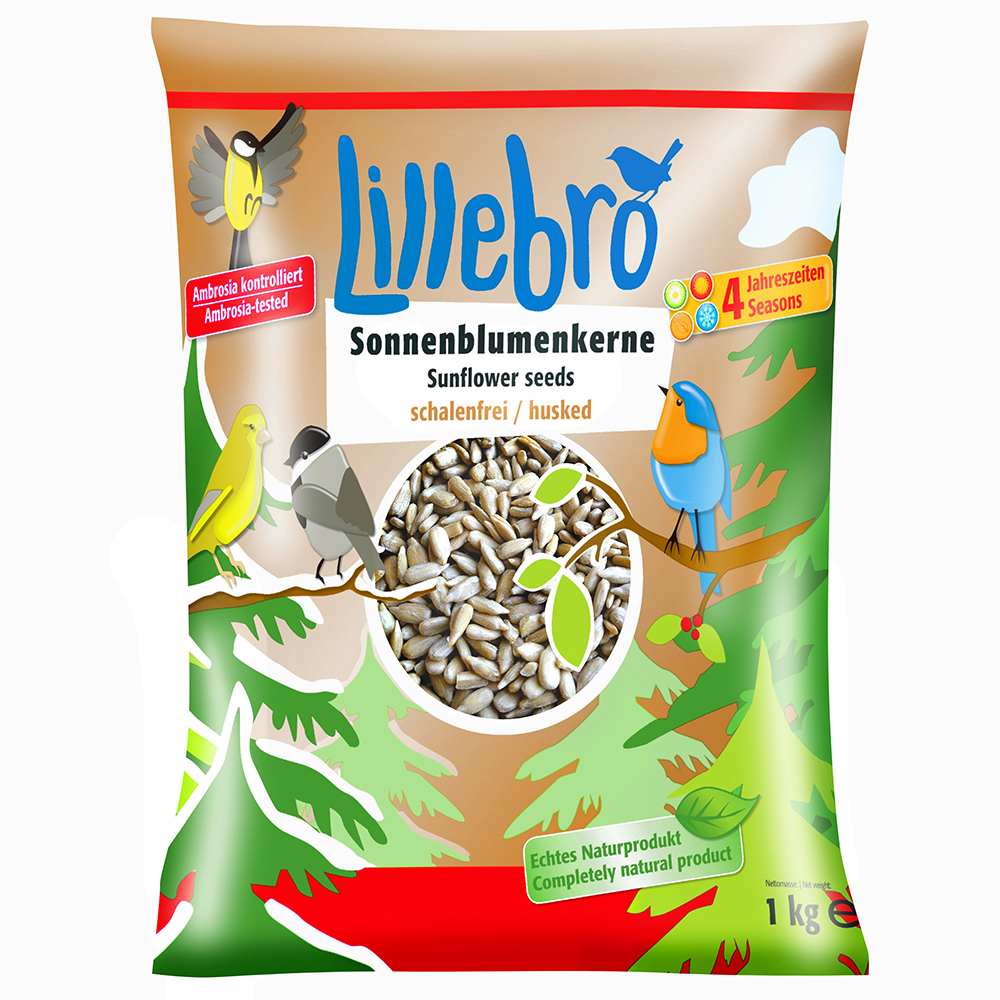 Lillebro Sonnenblumenkerne, geschält - 3 kg Lillebro Sonnenblumenkerne, geschält - 3 kg von Lillebro