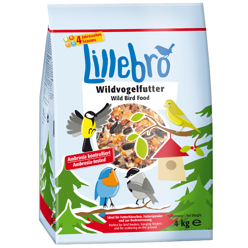 Lillebro Wildvogelfutter - 3 x 4 kg von Lillebro