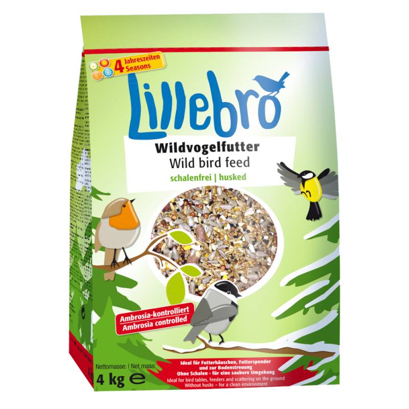 Lillebro Wildvogelfutter, geschält - 4 kg von Lillebro
