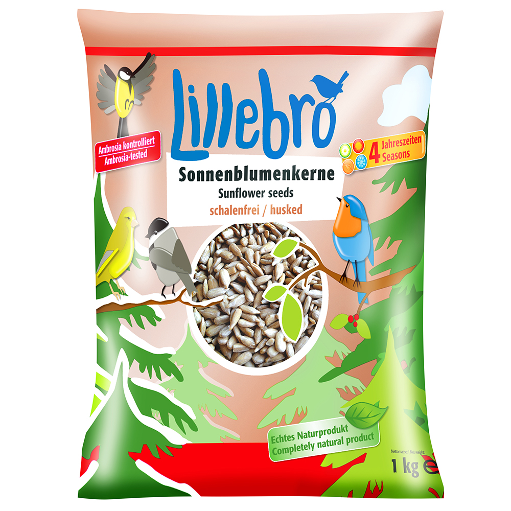 Lillebro geschälte Sonnenblumenkerne - 1 kg von Lillebro