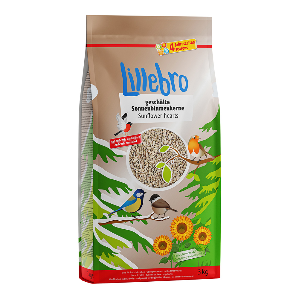 Lillebro geschälte Sonnenblumenkerne zum Sonderpreis! - 3 kg von Lillebro