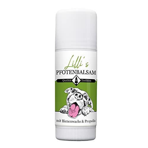 Lillis Naturals Pfotenbalsam Stift zur einfachen Pflege von Hunde und Katzen Pfoten, Schutz bei Kälte, Hitze und Streusalz von Lilli's Naturals