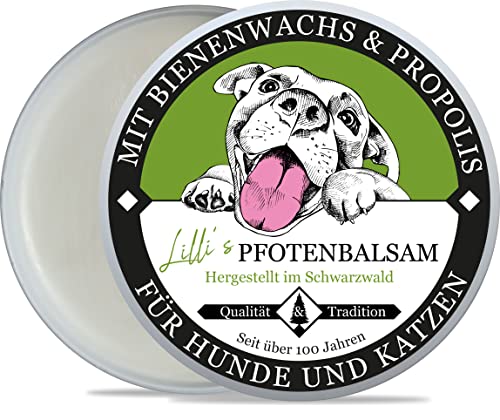 Lillis Naturlas Pfotenbalsam 100ml schützt im Winter vor EIS und Schnee und im Sommer vor heißem Asphalt von Lilli's Naturals