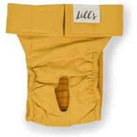 Lills Läufigkeitshöschen "Lou" Stone Grey orange/ gelb XL von Lills