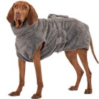 Lills Lill's Hundebademantel "Stone Grey" 75 cm von Lills