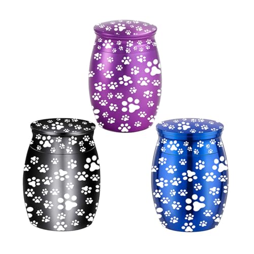 Lily Brown Memorial Hund Urne Jar Pet Feuerbestattung Asche Jar Kleine Souvenir Haustier Erinnerung Andenken Pfoten Drucken Katzen Urnen Für Haustier Verlust 3PCS Lily Brown Memorial Hund Urne Jar Pet Feuerbestattung Asche Jar Kleine Souvenir Haustier Erinnerung Andenken Pfoten Drucken Katzen Urnen Für Haustier Verlust 3PCS von Lily Brown