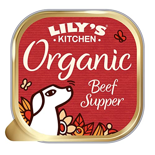Lily's Kitchen Bio- Nass Hundefutter für ausgewachsene Hunde 11 Schalen (11 x 150g) Rind von Lily's Kitchen