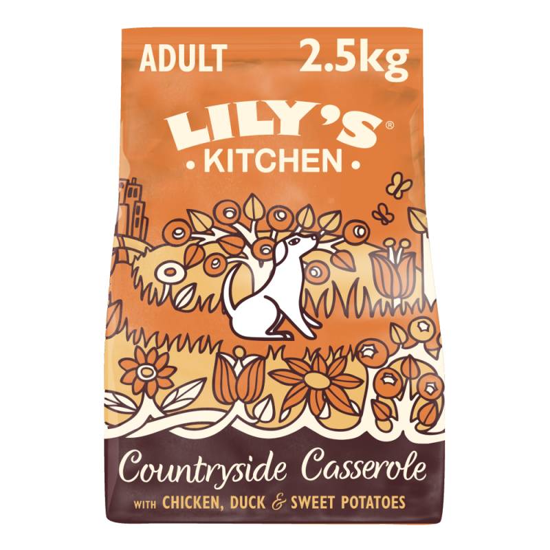 Lily's Kitchen Adult Huhn & Ente - Sparpaket: 2 x 2,5 kg von Lily's Kitchen