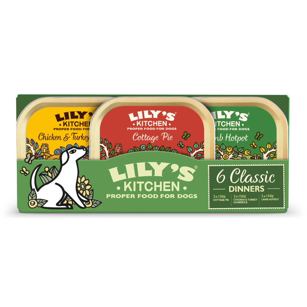Lily's Kitchen Classic Dinners für Hunde - 6 x 150 g Lily's Kitchen Classic Dinners für Hunde - 6 x 150 g von Lily's Kitchen