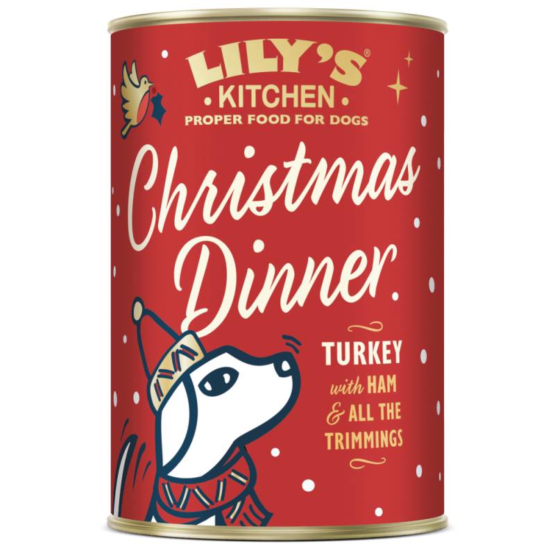 Lily's Kitchen Dinner 1 x 400 g - Weihnachtliches Festessen mit Truthahn von Lily's Kitchen