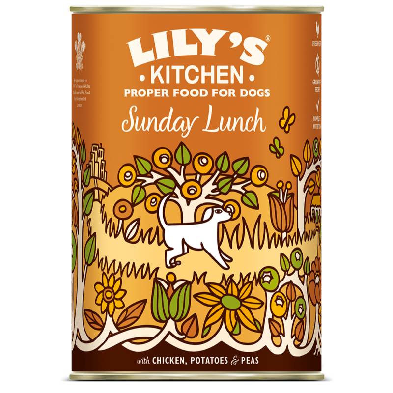 Lily's Kitchen Dinner für Hunde 6 x 400 g - Huhn mit Kartoffeln & Erbsen von Lily's Kitchen