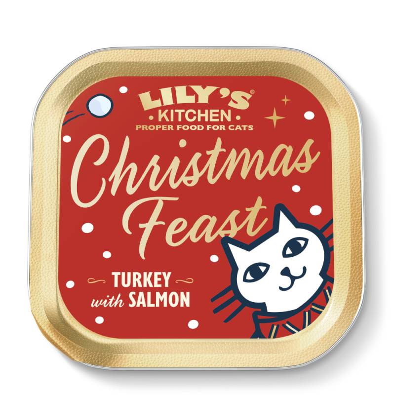 Lily's Kitchen Festive Feast in Paté 85 g - Truthahn mit Lachs von Lily's Kitchen