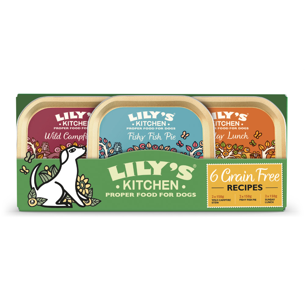 Lily's Kitchen Getreidefreie Menüs für Hunde - 6 x 150 g Lily's Kitchen Getreidefreie Menüs für Hunde - 6 x 150 g von Lily's Kitchen