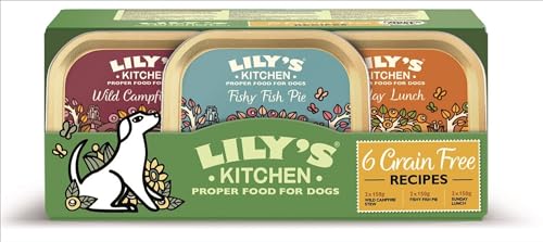 Lily's Kitchen - Getreidefreies Nass Hundefutter für ausgewachsene Hunde 6er Schalen (6 x 150g) - Multipack von Lily's Kitchen