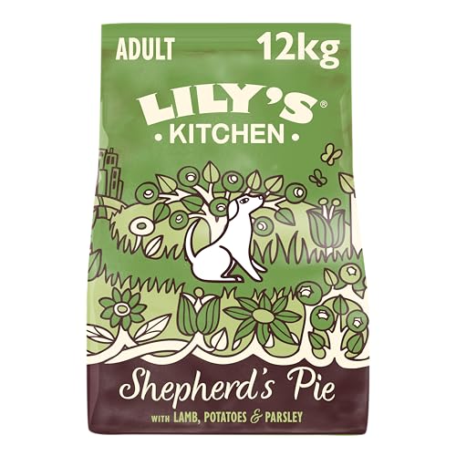 Lily‘s Kitchen Getreidefreies Vollwertiges Trocken Hundefutter für ausgewachsene Hunde (12kg) Lamm Shepherd's Pie von Lily's Kitchen