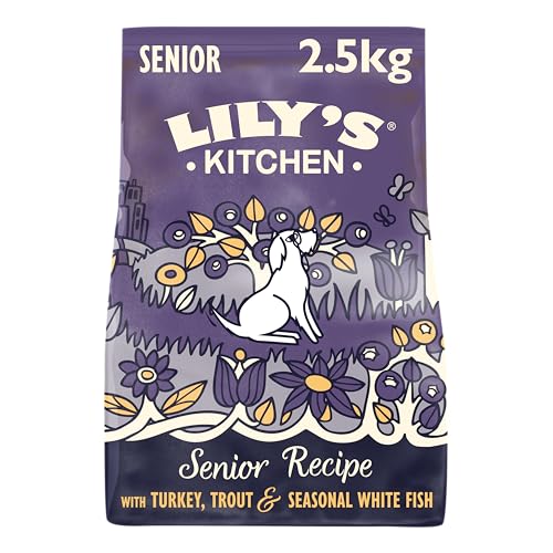 Lily‘s Kitchen Trocken Hundefutter für ältere Hunde (2.5kg) Truthahn, Forelle, Weißfisch der Saison von Lily's Kitchen