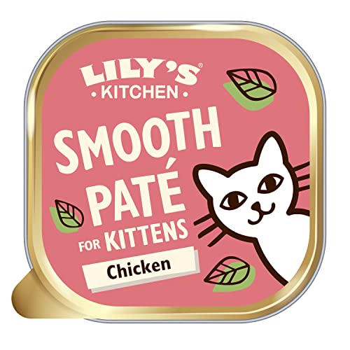 Lily’s Kitchen Vollwertnahrung Nass Katzenfutter für junge Katzen 19 Schalen (19 x 85g) Geflügel von Lily's Kitchen