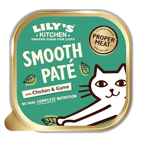 Lily’s Kitchen Premium Nass Katzenfutter für ausgewachsene Katzen 19 Schalen (19 x 85g) Hunter's Hotpot von Lily's Kitchen