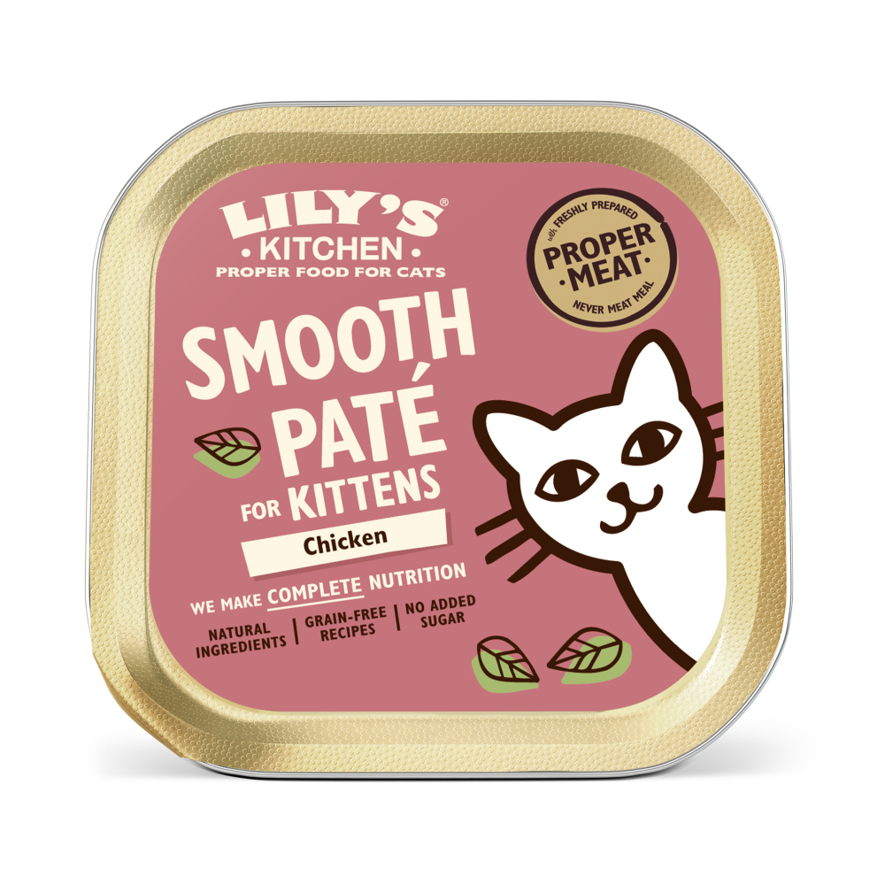 Lily's Kitchen Kitten Smooth Paté Selection 19 x 85 g - Huhn von Lily's Kitchen