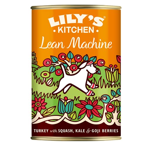 Lily's Kitchen Natürliches Nassfutter für ausgewachsene Hunde Dose - Lean Machine - Hundefutter Getreidefreies Rezept (6 x 400g dosen) von Lily's Kitchen