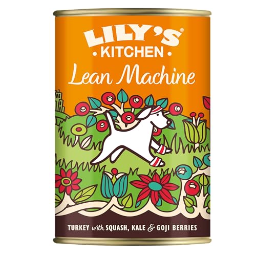 Lily's Kitchen Natürliches Nassfutter für ausgewachsene Hunde Dose - Lean Machine - Hundefutter Getreidefreies Rezept (6 x 400g dosen) von Lily's Kitchen