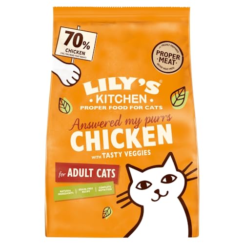 Lilys Kitchen Delicious Huhn Alleinfuttermittel für Katzen, 800 g von Lily's Kitchen