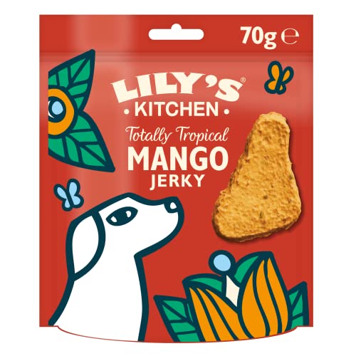 Lily's Kitchen Mango-Kaustreifen für Hunde voller Pflanzenpower (8 x 70g) von Lily's Kitchen
