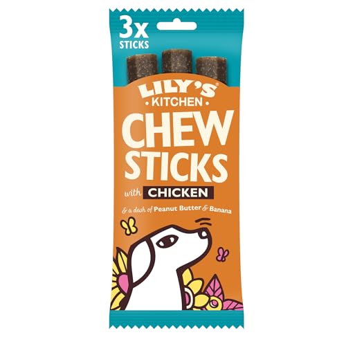Lily's Kitchen Mit natürlichen Zutaten hergestellt Kausticks mit Huhn Hundeleckerli (10 x 120g) von Lily's Kitchen