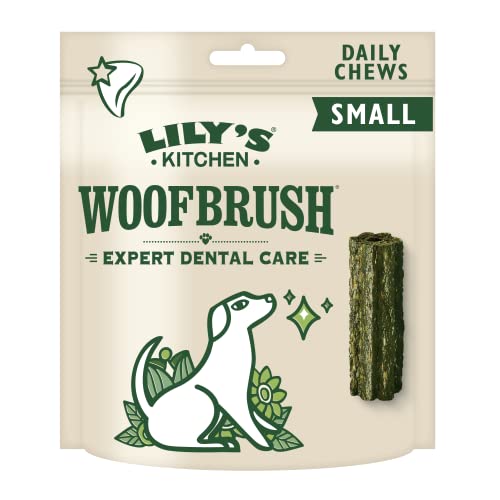 Lily's Kitchen Woofbrush Natürliche Leckerlis für ausgewachsene Hunde Zahnpflege-Kausnack - Kleiner Hund (1Packung mit 7 Kausnacks - 22g) von Lily's Kitchen