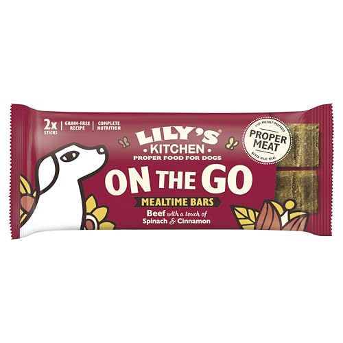 Lily's Kitchen Natürliche ausgewachsene Hundeleckerlis – Riegel für unterwegs, 1er Pack x 40 g Lily's Kitchen Natürliche ausgewachsene Hundeleckerlis – Riegel für unterwegs, 1er Pack x 40 g von Lily's Kitchen