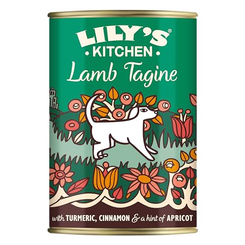 Lily's Kitchen Natürliches Nassfutter für ausgewachsene Hunde Dose - Lamm-Tajine - Hundefutter Getreidefreies Rezept (6 x 400g dosen) von Lily's Kitchen