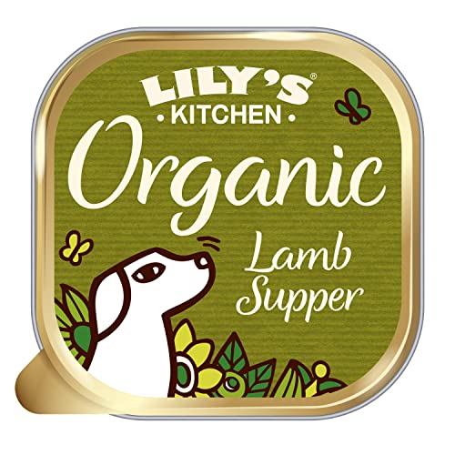 Lily's Kitchen Nass Hundefutter Bio für ausgewachsene Hunde 11 Schalen (11x150g) Lamm von Lily's Kitchen