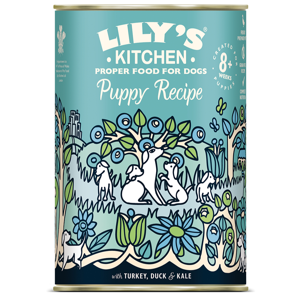Lily's Kitchen Puppy 6 x 400 g - Truthahn & Ente von Lily's Kitchen