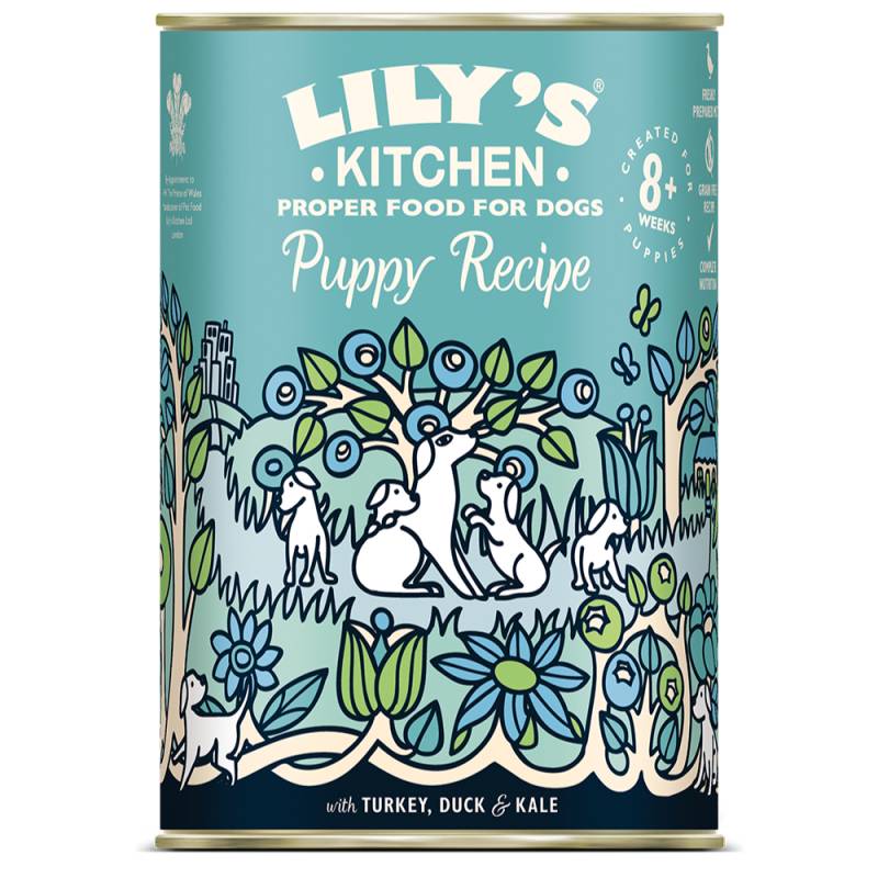 Lily's Kitchen Puppy 6 x 400 g - Truthahn & Ente von Lily's Kitchen
