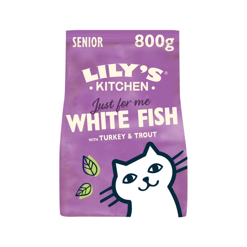 Lily's Kitchen Senior Katzenfutter - Fisch & Pute - 800 g Lily's Kitchen Senior Katzenfutter - Fisch & Pute - 800 g von Lily's Kitchen