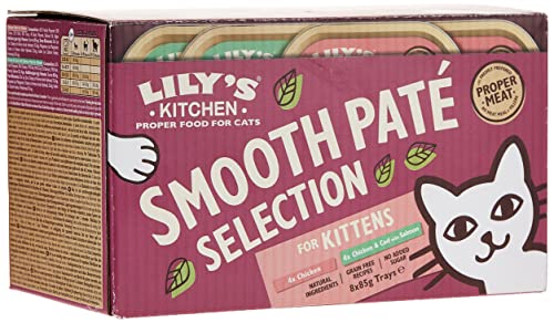 Lily's Kitchen Smooth Paté Selection Alleinfuttermittel für Kätzchen, 8 x 85 g von Lily's Kitchen