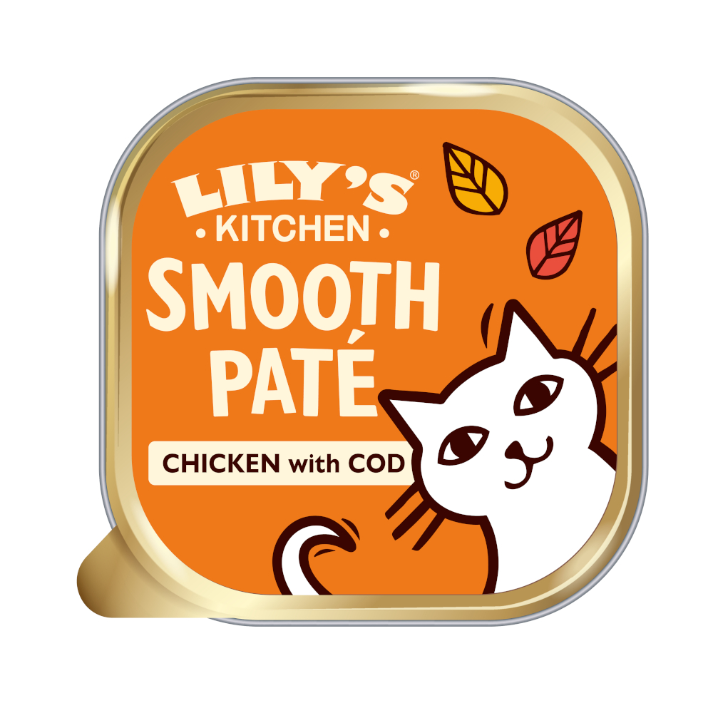 Lily's Kitchen Smooth Paté Selection für Katzen 19 x 85 g - Huhn & Kabeljau von Lily's Kitchen