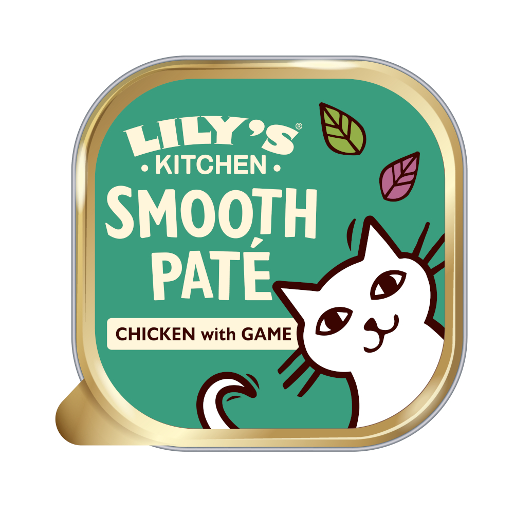 Lily's Kitchen Smooth Paté Selection für Katzen 19 x 85 g - Huhn & Wild von Lily's Kitchen