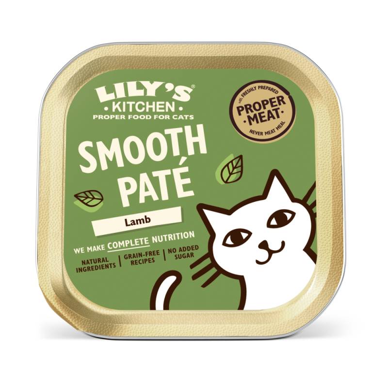 Lily's Kitchen Smooth Paté Selection für Katzen 19 x 85 g - Lamm von Lily's Kitchen