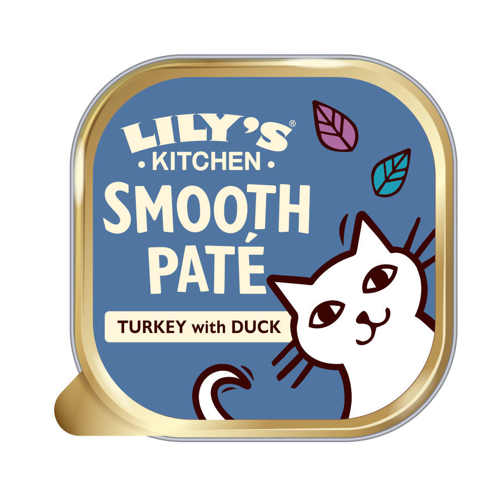 Lily's Kitchen Smooth Paté Selection für Katzen 19 x 85 g - Truthahn & Ente von Lily's Kitchen