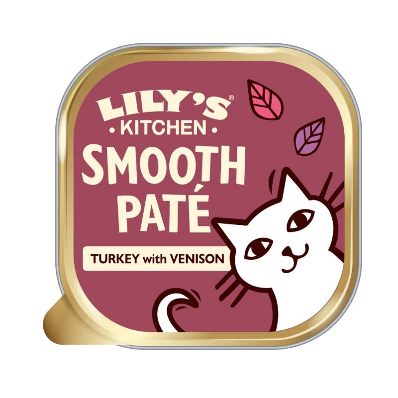 Lily's Kitchen Smooth Paté Selection für Katzen 19 x 85 g - Truthahn & Hirsch von Lily's Kitchen