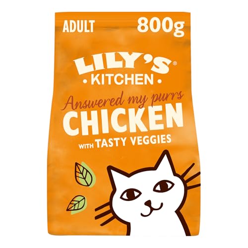 Lily's Kitchen Mit natürlichen Zutaten hergestellt Trockenfutter für ausgewachsene Hunde Katzenfutter Ofenhähnchen mit Gemüse Getreidefreie Rezeptur 4 x 800g von Lily's Kitchen